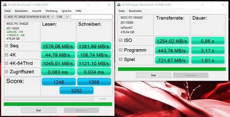 Acer Aspire Nitro 5-1N517 - AS SSD.