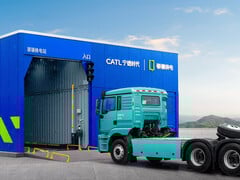 Une station d&#039;échange de batteries CATL pour les poids lourds. (Source de l&#039;image : CATL)
