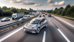 L'observation récente d'une Tesla 3 lourdement camouflée confirme les rumeurs d'une nouvelle Model 3 abordable. (Source de l'image : Dall E3 / AI)