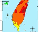 La côte orientale de Taïwan a été touchée par un tremblement de terre de magnitude 7,4 qui a entraîné l'arrêt des usines de fabrication de puces de TSMC. (Source : Taiwan Central Weather Administration cwa.gov.tw)
