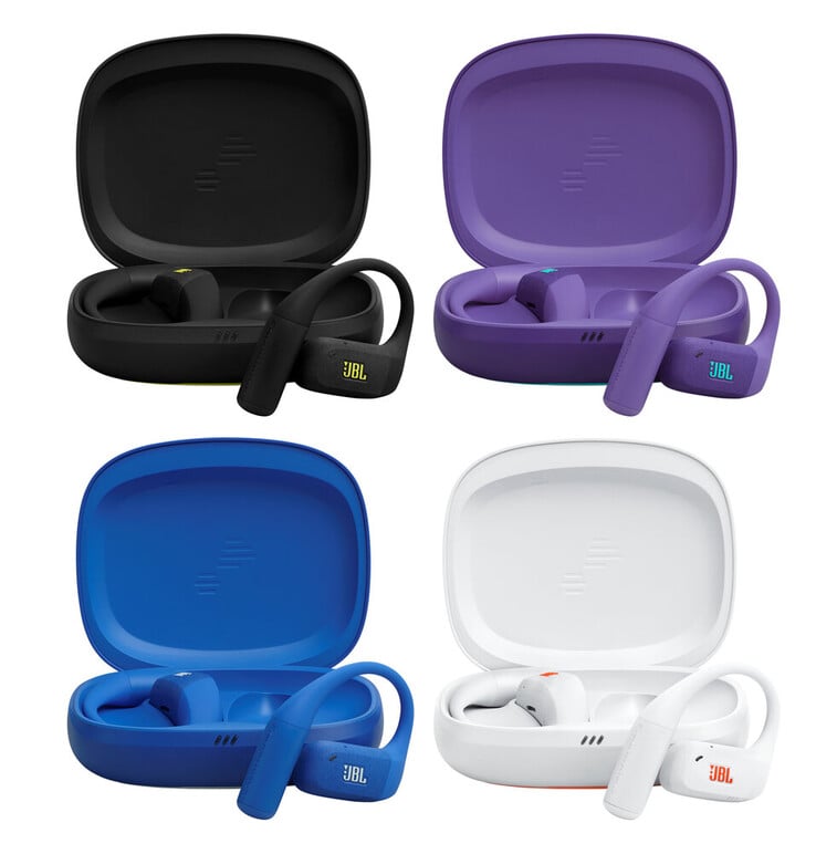 Les Endurance Zone sont proposées en quatre couleurs différentes (Image source : JBL)