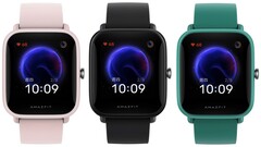 Le Huami Amazfit Pop existe en rose, noir et turquoise. (Source de l'image : Huami - édité)