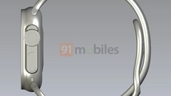 S&#039;agit-il de la Apple Watch Pro ? (Source : 91Mobiles) 