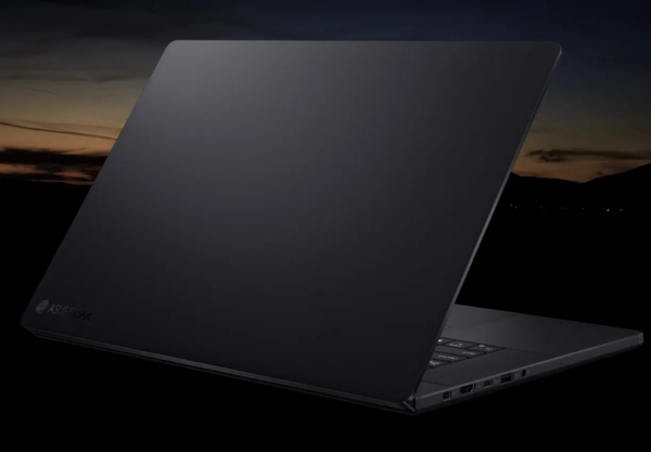 Vue arrière de l'Asus ProArt 16