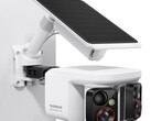 Sécurité X1 Pro : Caméra de surveillance avec deux caméras mobiles. (Source de l'image : Baseus)