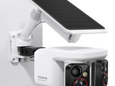 Sécurité X1 Pro : Caméra de surveillance avec deux caméras mobiles. (Source de l'image : Baseus)