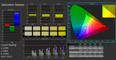 Calman ColorChecker saturation calibrée