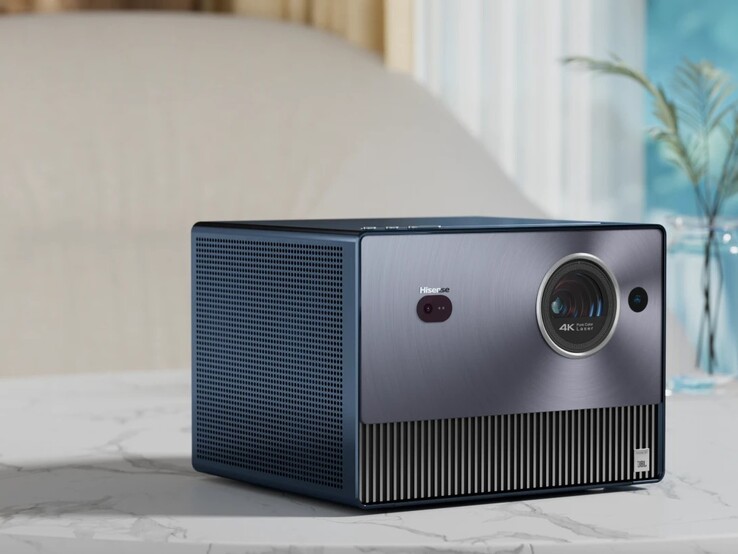 Le mini-projecteur laser Hisense C1 TriChroma. (Source de l'image : Hisense)