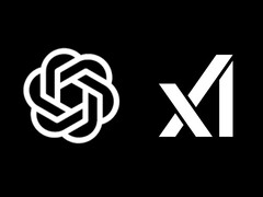 Logos officiels d&#039;OpenAI et de xAI (Source de l&#039;image : xAI et OpenAI ; édité)