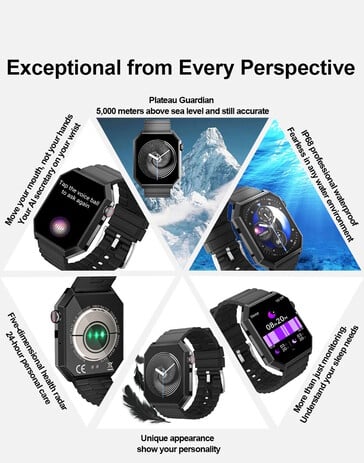 La nouvelle smartwatch dispose des fonctionnalités habituelles (Image source : Rollme)