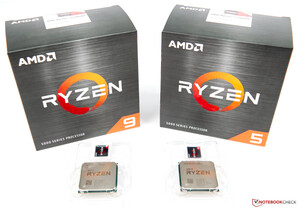 AMD Ryzen 9 5950X et AMD Ryzen 5 5600X
