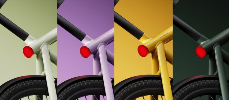 Les vélos électriques VanMoof S4 et X4 sont disponibles en quatre couleurs. (Source de l'image : VanMoof)