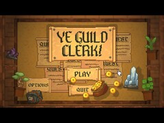 Ye Guild Clerk ! est sorti sur Steam le 28 octobre. (Source de l'image : Steam)