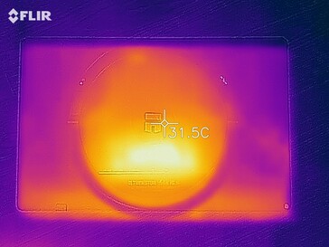 TrekStor Surftab Trelevé thermiquere L15 - Relevé thermique à l'arrière de l'appareil en cas de sollicitations.