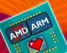 Les processeurs ARM pour ordinateurs de bureau d'AMD bientôt ? (Image Source : Séquence de démarrage sur Youtube)