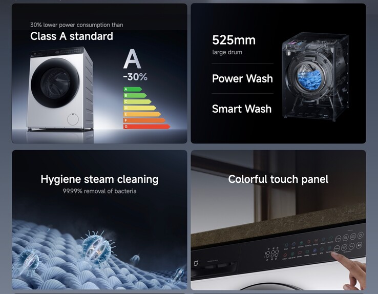 Le nouveau lave-linge séchant est censé être très efficace.
