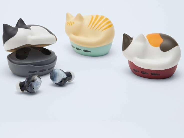 Les nouvelles couleurs ajoutées à la gamme d'écouteurs Neko HP-C28BT sont Hachiware, Chatora et Mike (de gauche à droite). (Source de l'image : Radius)