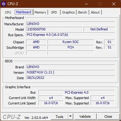 Carte mère CPU-Z