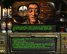 Une capture d'écran du fonctionnement des fenêtres de dialogue dans le jeu Fallout original