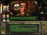 Une capture d'écran du fonctionnement des fenêtres de dialogue dans le jeu Fallout original