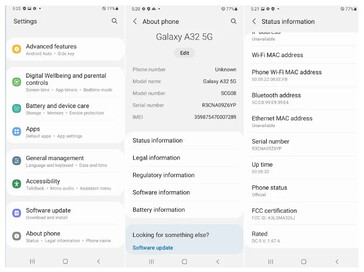 La nouvelle "Galaxy A32 5G " fuit. (Source : FCC, MySmartPrice)