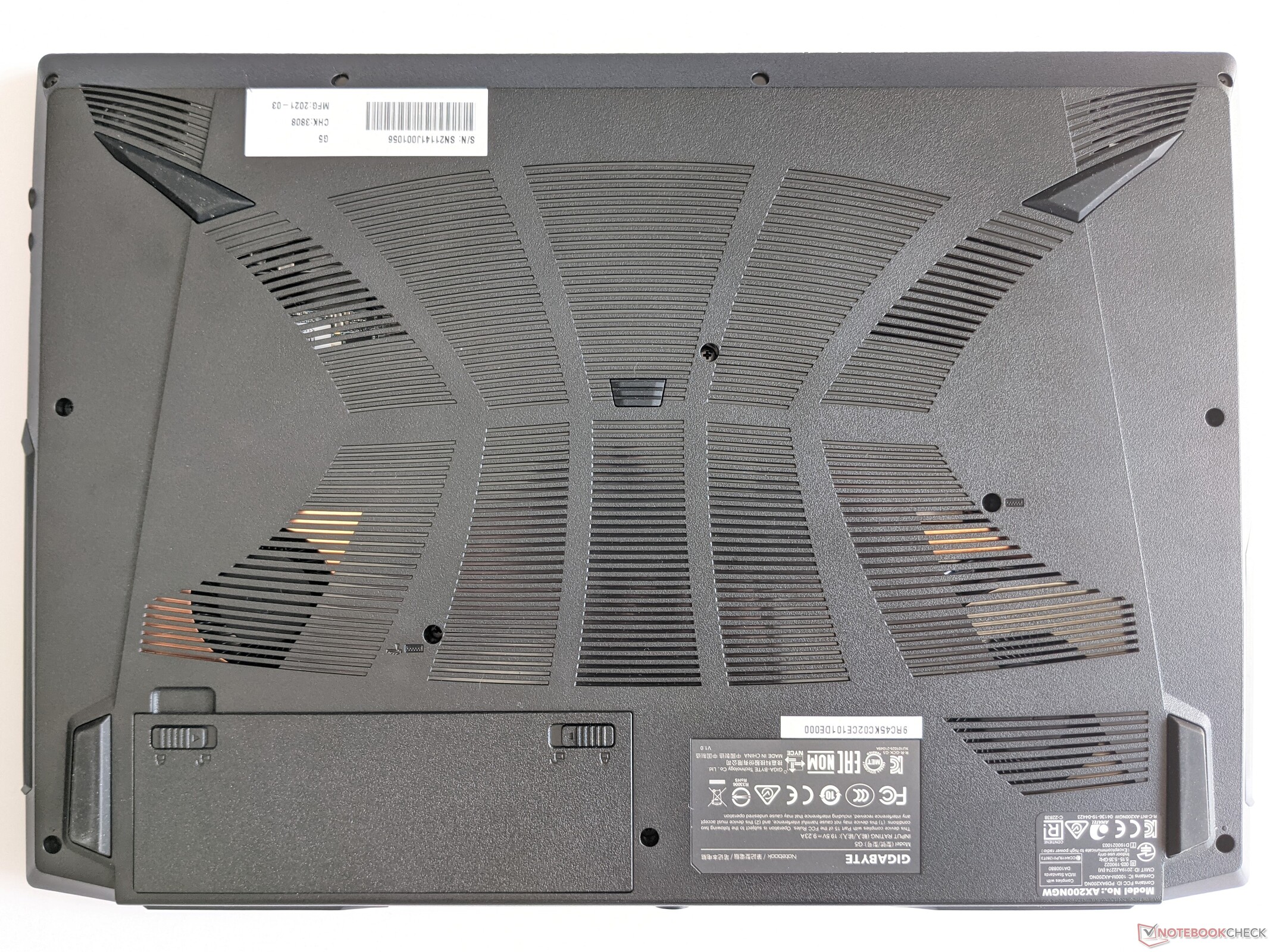 Test Du Gigabyte G5 Kc Un Pc Portable De Jeu Evolutif Notebookcheck Fr