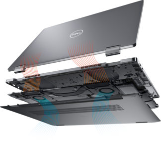 Dell Latitude 9440 2-en-1 - Refroidissement. (Source de l'image : Dell)