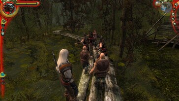Illustration : une capture d’écran de gameplay de The Witcher: Enhanced Edition Director's Cut.