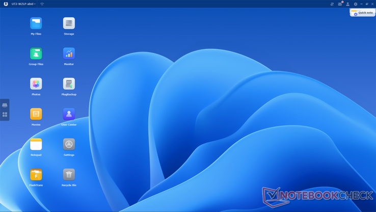 L'application de bureau (Source de l'image : Notebookcheck)