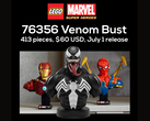 Le premier buste LEGO Venom fidèle au film est dévoilé avec la minifigure de Tom Hardy, mais les réactions sont mitigées