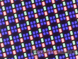 Réseau de sous-pixels RVB nets sans problème de granularité