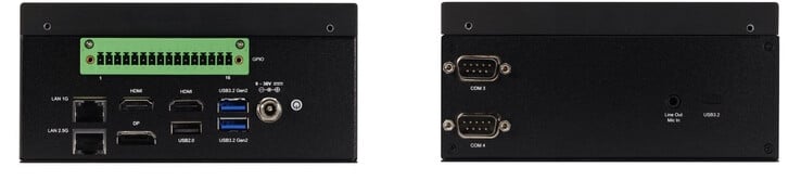 Des ports série sont également intégrés (Source de l'image : Aaeon)