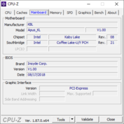 Acer TravelMate X3410 - CPU-Z : carte-mère.