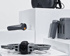 Le DJI Avata 360 et ses accessoires de lancement.