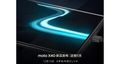 Les teasers du Moto X40 deviennent super-chargés. (Source : Motorola)