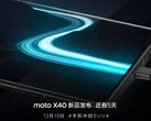 Les teasers du Moto X40 deviennent super-chargés. (Source : Motorola)