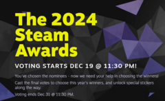 Les nominations pour les Steam Awards ont été annoncées (image source : Valve)