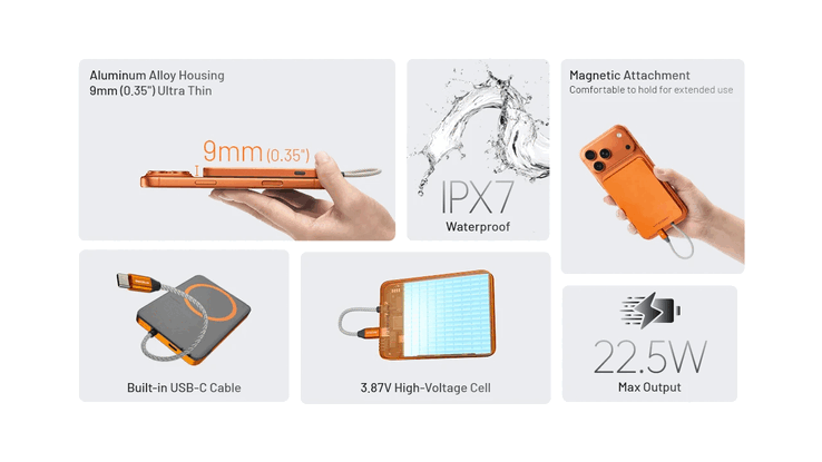 Aperçu de la banque d'énergie Nitecore Pocket 5