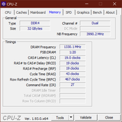 Mémoire CPU-Z