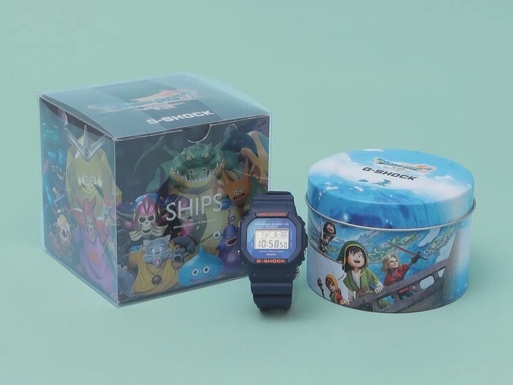 La montre Casio G-Shock x Dragon Quest VII Reimagined DW-5600X. (Source de l'image : SHIPS)