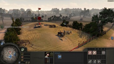 Photo : une capture d'écran du jeu Company of Heroes.