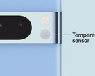 La fonction Pixel drop permet au Google Pixel 8 Pro de lire la température corporelle (Image source : Google)