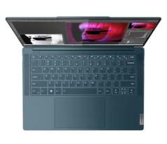 Le clavier du Lenovo Yoga Pro 9 RTX 5060 (Source de l'image : Globaldata)