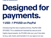 Le stablecoin de PayPal est désormais disponible (Source : PayPal)