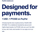 Le stablecoin de PayPal est désormais disponible (Source : PayPal)