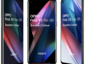 Le premier rendu des trois smartphones de la série Oppo Find X3. (Image : Oppo/Evan Blass)