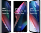 Le premier rendu des trois smartphones de la série Oppo Find X3. (Image : Oppo/Evan Blass)