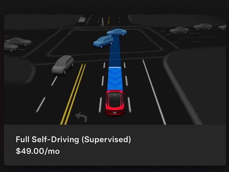 Frais d'abonnement à la DSF de Tesla pour les propriétaires de l'Autopilot amélioré.