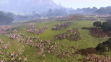 Une image montrant une armée dans Total War: Three Kingdoms.