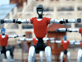 Des robots Unitree qui font des mouvements de kung-fu.